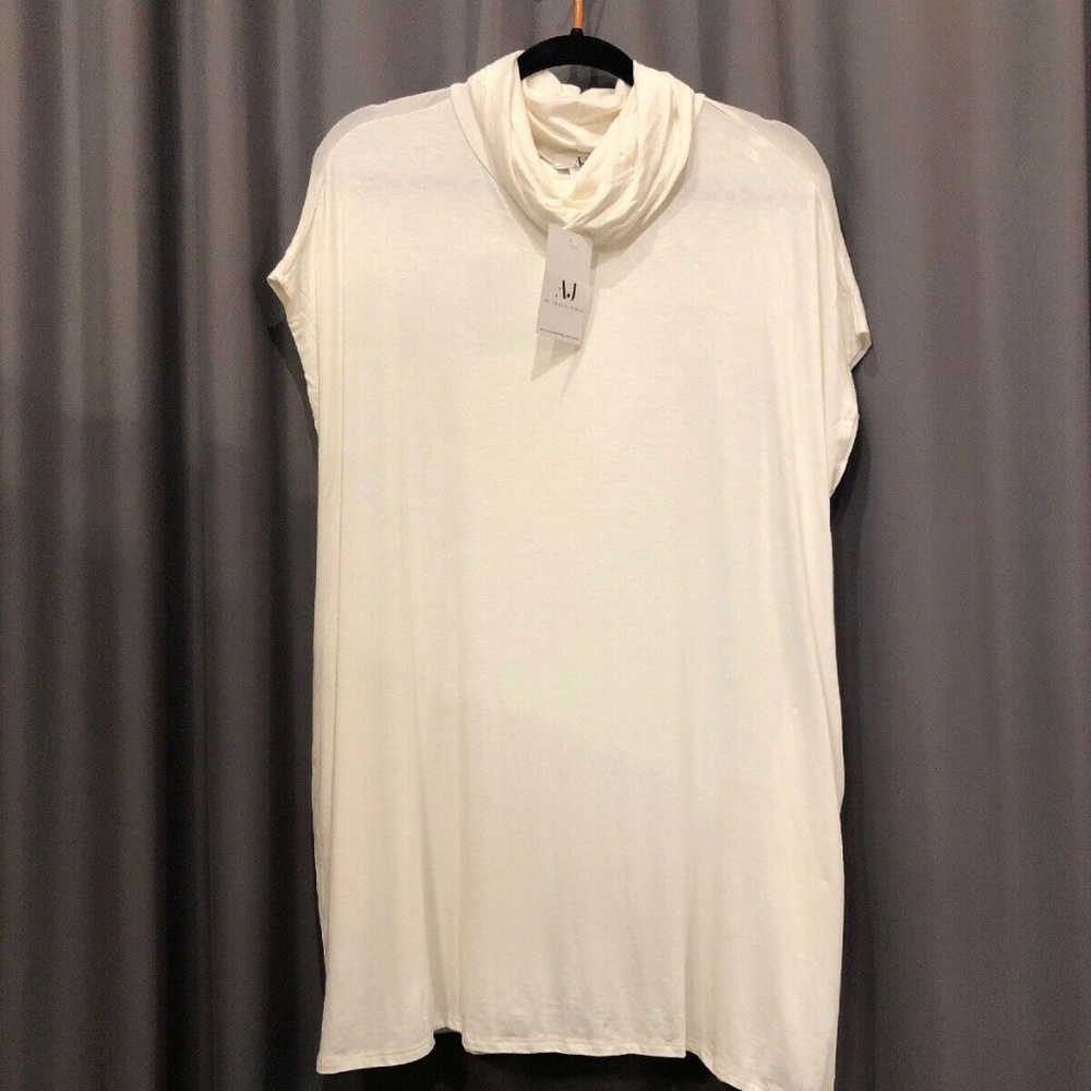 Amelia James Milan Turtleneck Pocket Dress Ivory